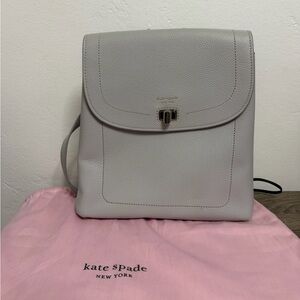 Kate Spade Light Blue Leather Backpack